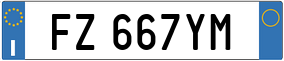 Truck License Plate